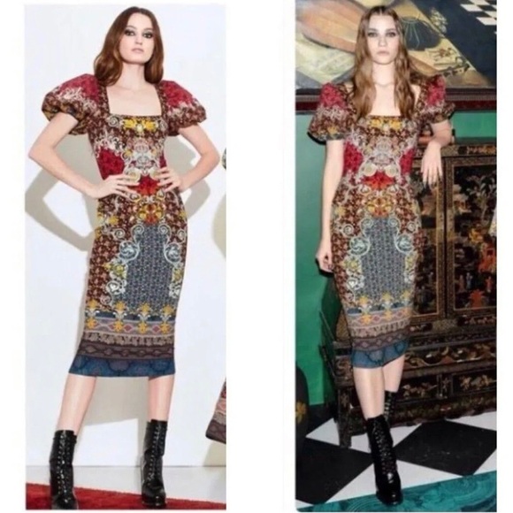 Alice and Olivia Lexia Bodycon Bold Dress Size 2 - Picture 12 of 12